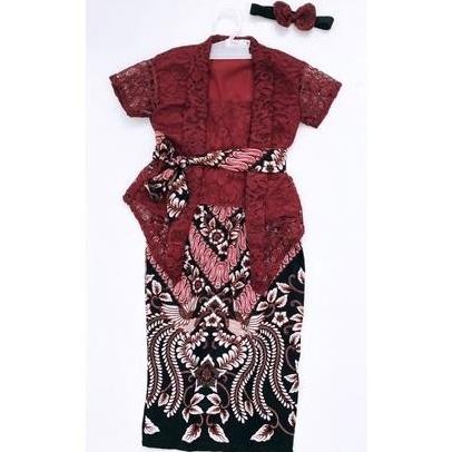 KEBAYA BALI BROKAT ANAK ROK PANJANG MAHARANI WE6465FE