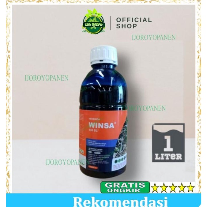 Obat Hama Rumput Winsa 1 Liter Herbisida Pembasmi Gulma Rumput Liar