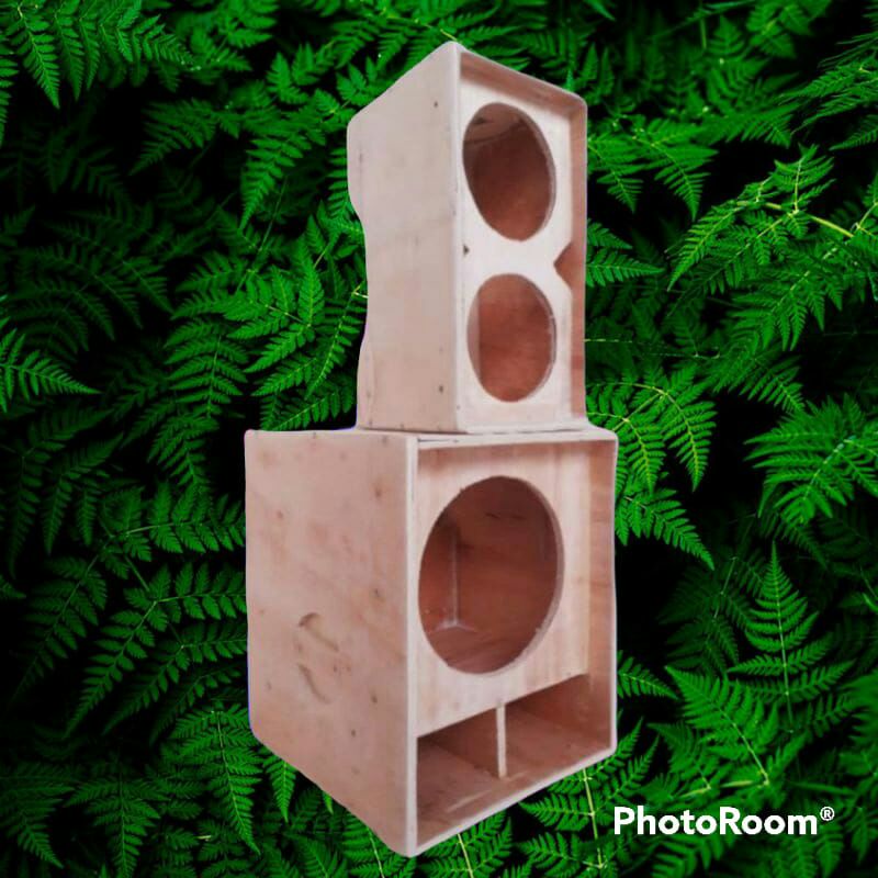 paket hemat Box 6 inch miniscoop + 4 inch Line Array Double