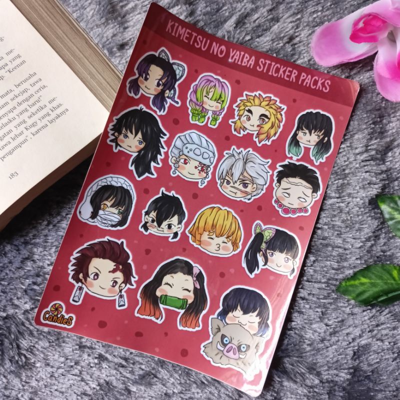 

KIMETSU NO YAIBA/DEMON SLAYER Kiss Cut Sticker Packs by Candies