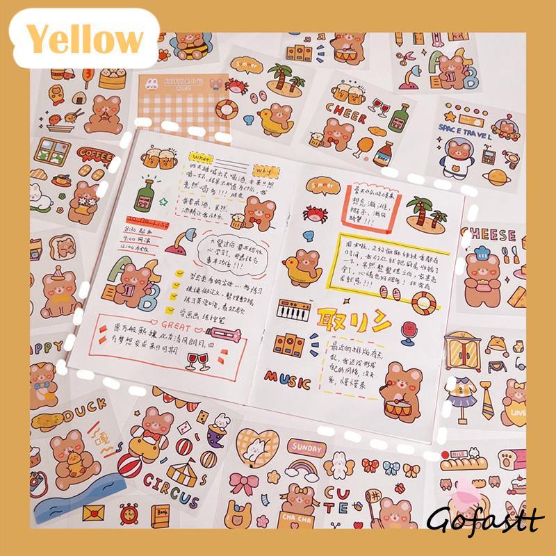 

20PCS/Set Stiker Motif Kartun Korea Lucu Anti Air Dekorasi pola kecil Handbook Scrapbook DIY G