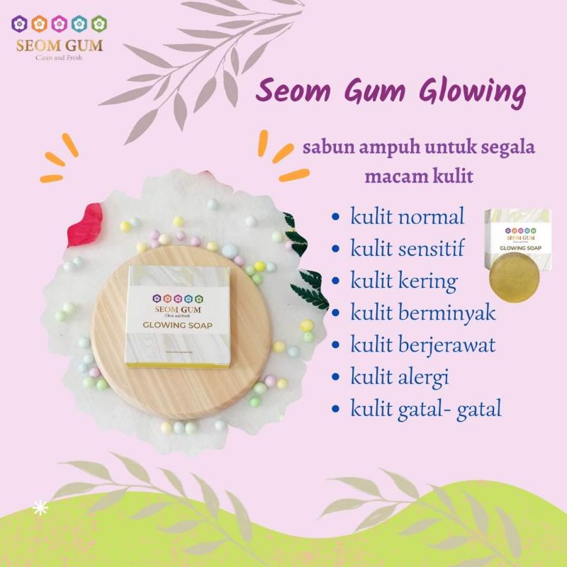 Seom Gum Glowing Soap Paket Reseller
