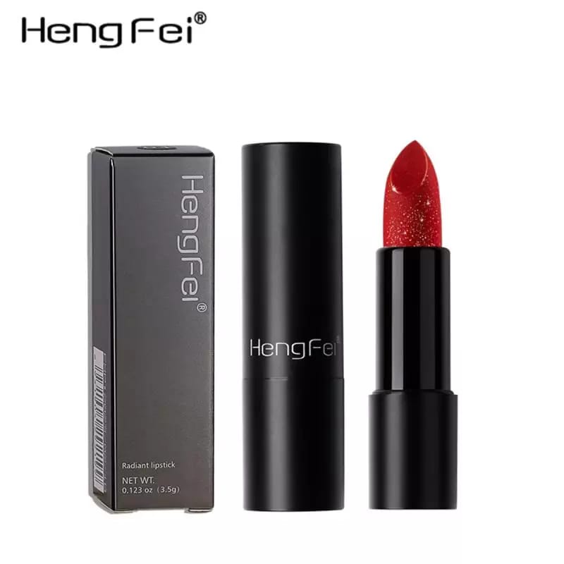 HengFei Lipstick Mutiara 9 Warna Nude Waterproof Tahan Lama DJ HF9219