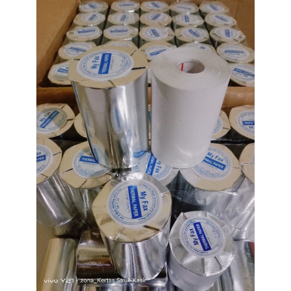 

Kertas Kasir Thermal 58X40 57X40 Struk Edc Bluetooth 58mm Coreles 10roll