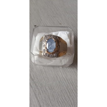 blue safir ceylon ring perak HM+ memo NH