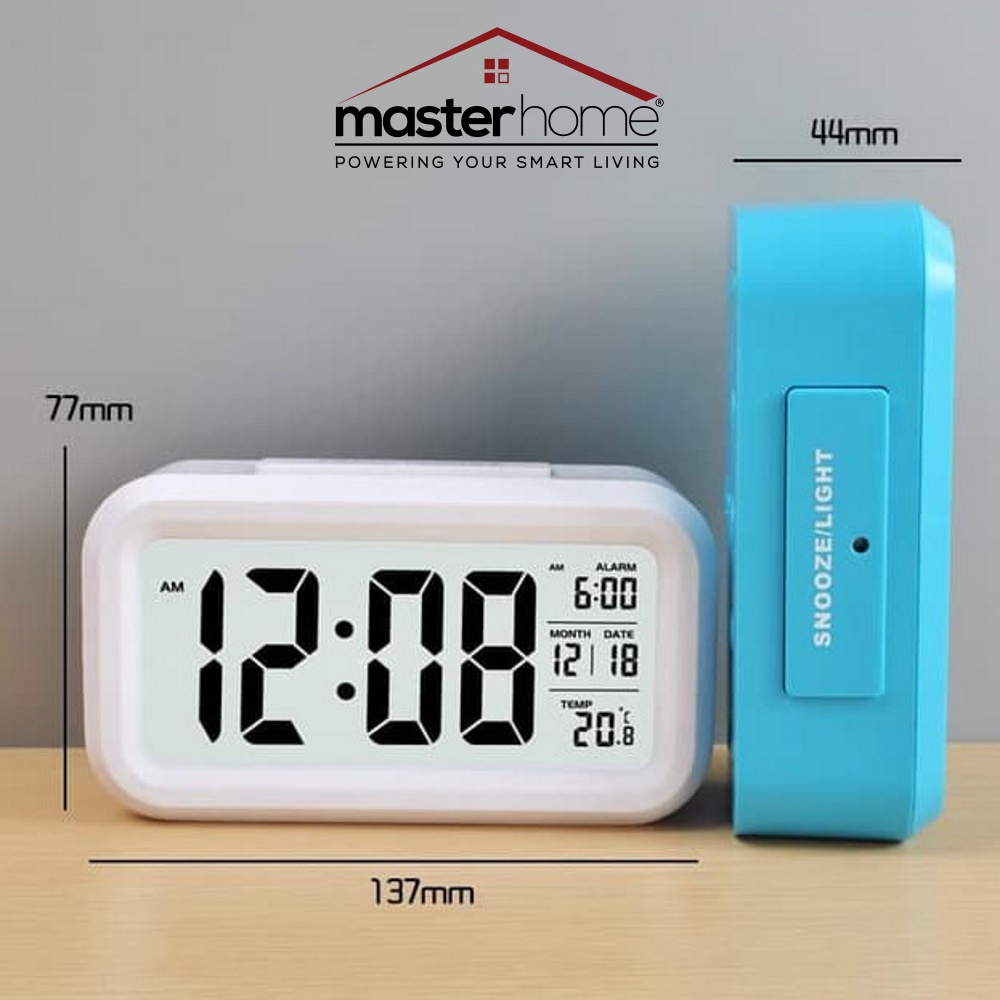 IG - Jam Weker | Digital Clock Alarm LED | Smart Clock LED | Table Clock