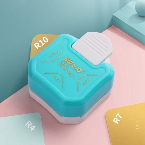 

Pemotong Sudut Kertas 3 in 1 / KW TRIO Pemotong Ujung Kertas Corner Punch Corner Rounder