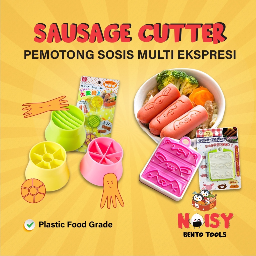 SAUSAGE CUTTER | CETAKAN PEMOTONG SOSIS UNTUK BENTO