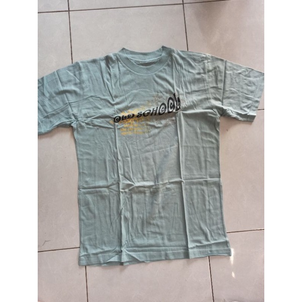 Kaos anak pria laki biru pastel Ukuran XL P70 L49