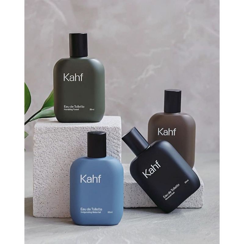 Kahf Parfum Pria Cowok Revered Oud Eau De Toilette Segar Alami Sepanjang Hari 35 Ml