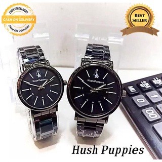 { KWS } COD✅ JAM TANGAN COUPLE PASANGAN PRIA WANITA ANALOG QUARTZ STAINLISS STEEL HP-15