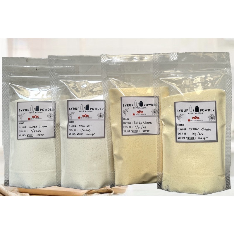 

Cheese Topping Powder Repacking 100gr