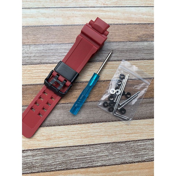 Strap Tali Jam tangan Gshock merah GA1000 GA1100