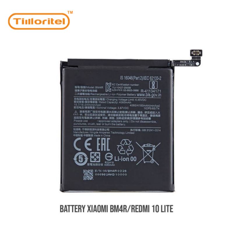 BATTERY XIAOMI BM4R/REDMI 10 LITE