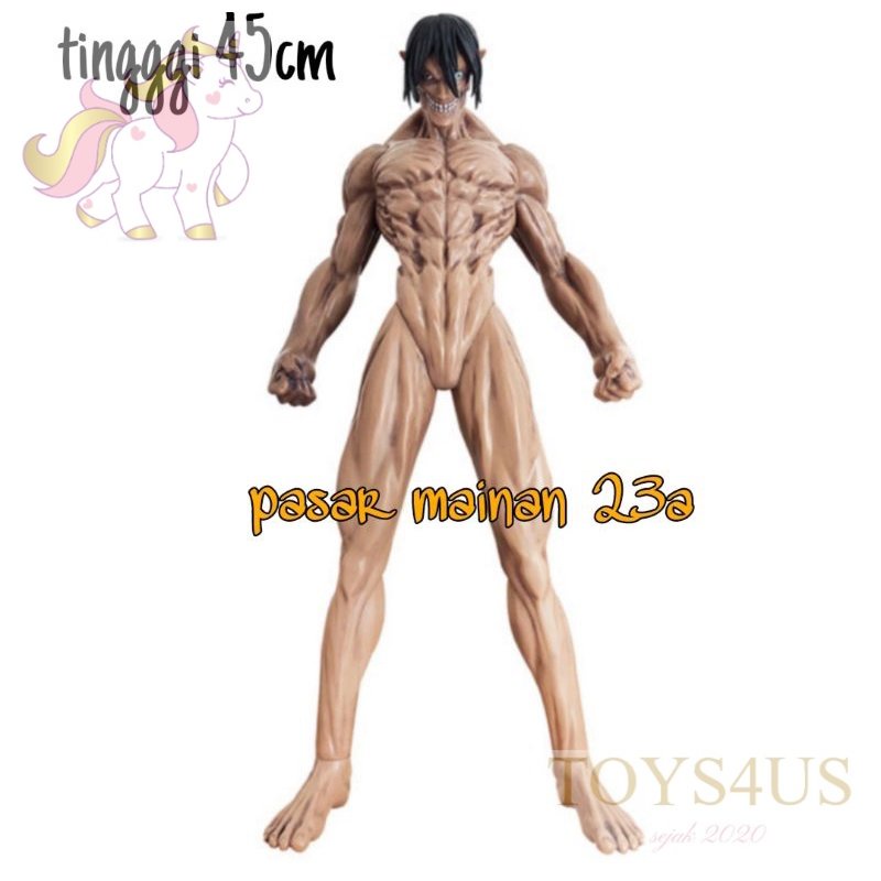 Toys4Us - Figure Attack On Titan Eren  jumbo 45cm/mainan figure Attack On titan