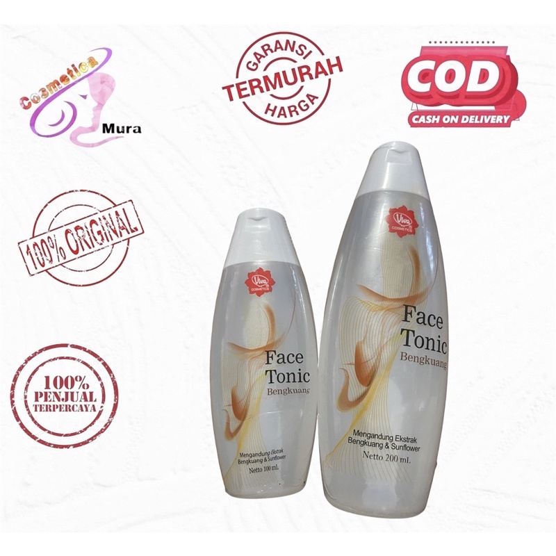 100 &amp; 200 ml ~ viva face tonic bengkoang // viva tonic bengkoang