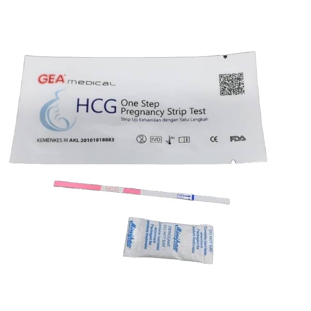Tes kehamilan GEA  /  Tespek Gea / HCG Urine Pregnancy Perstrip