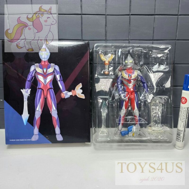 Toys4Us - mainan action figureshf ultraman tigashfiguarts recasttinggi sekitar 6 inchartikulasi deta