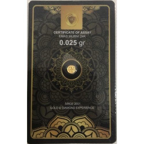 MiniGold 0.025 gr / 0,025 gr