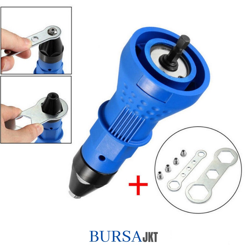 ADAPTER MESIN BOR RIVET GUN TANG RIVET SAMBUNGAN KONVERTER GUN ADAPTOR