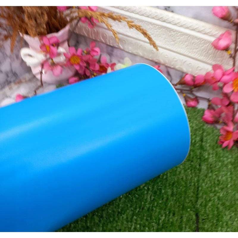 Stiker /Sticker skotlet biru doff