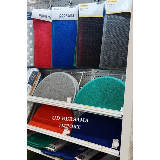 KRISBOW Keset Pintu PVC/Anti Slip/Anti Licin/Doormat - Merah
