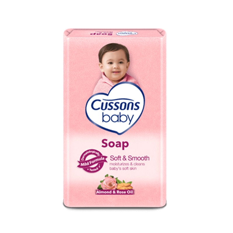 Jual Cussons Baby Soap Soft & Smooth 75gr Almond & Rose Oil / Sabun