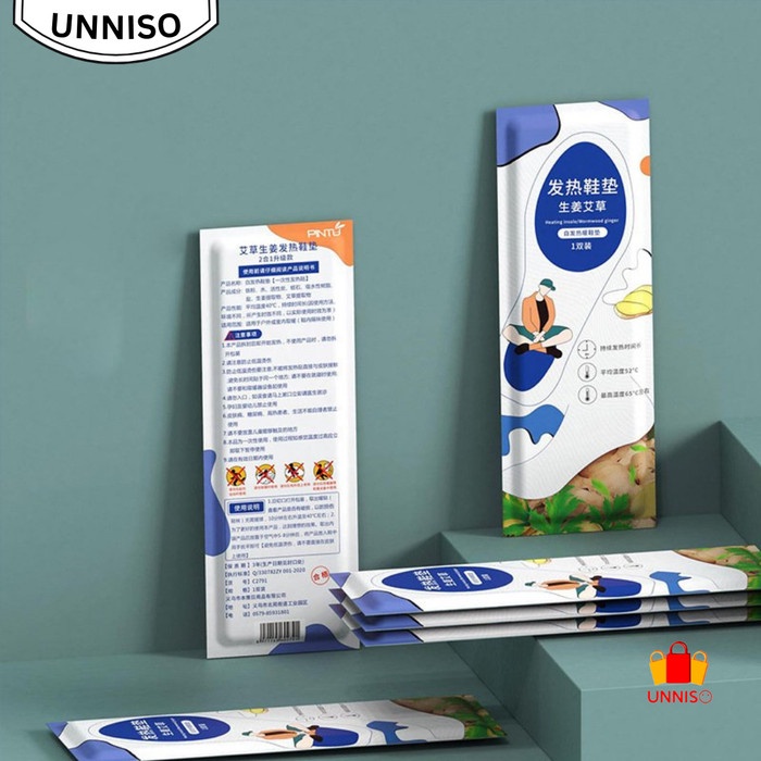 UNNISO - Foot Paste Self-Heating Insole Sepatu Wormwood Penghangat Insole