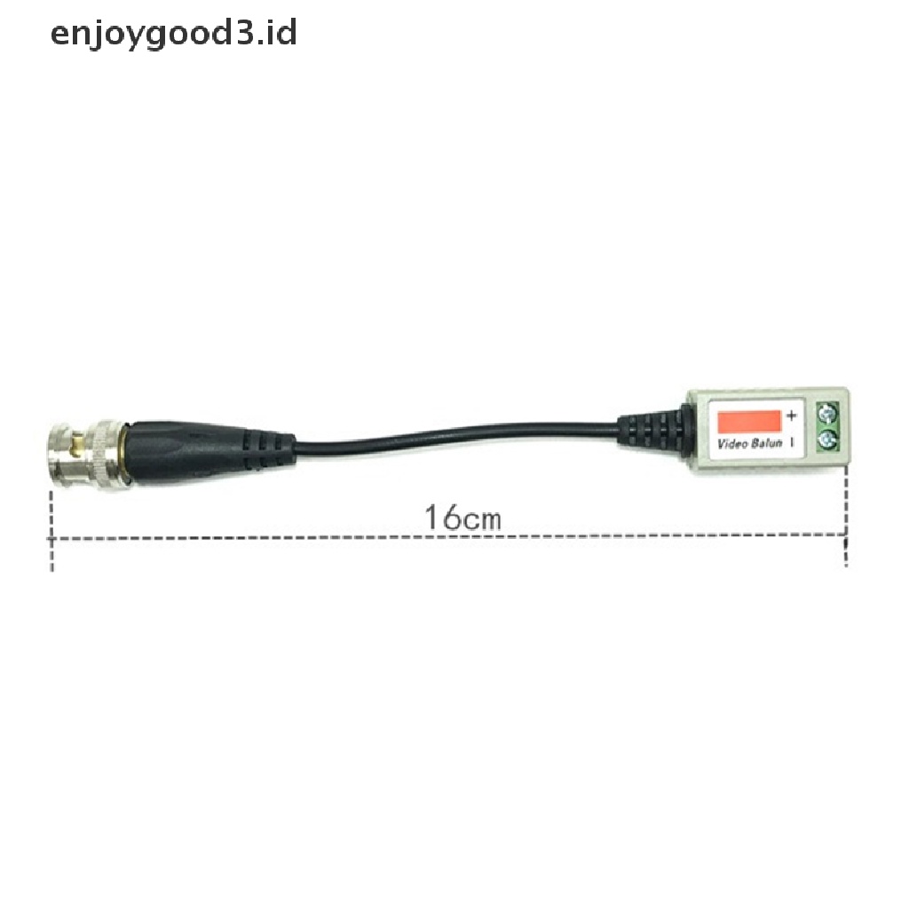 2pcs AHD / CVI / TVI BNC Video Balun Pasif Transceivers UTP CAT5 Kabel Twisted