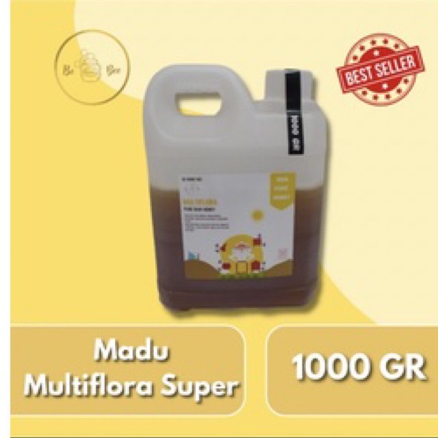 

Maknyuss1 Be Honey Bee Madu Multiflora Super Kemasan 1 Kg