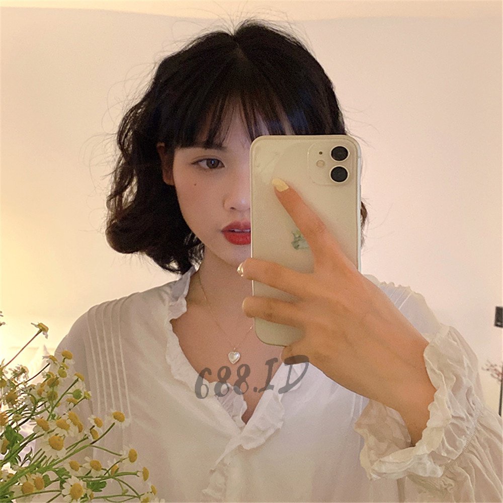 Kalung Wanita Titanium Liontin Hati Cinta Love Fashion Necklace Import Korea Murah NL 11