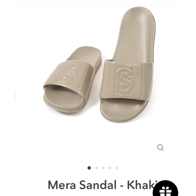 PRELOVED  Mera Sandal - Khaki- Buttonscarves