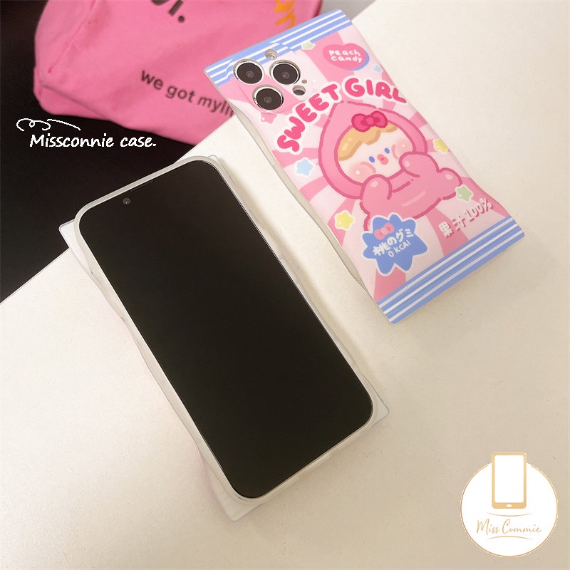 Soft Case Desain Kartun Kobito Tahan Banting Untuk iPhone 7Plus 8Plus 11 12 13 14 Pro Max XR 6 6s 8 7 Plus 14 Plus X Xs Max SE 2020