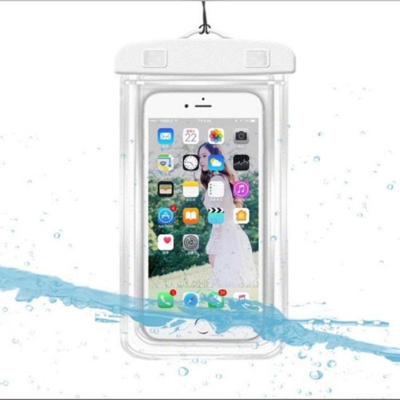 Sarung HP Anti Air Universal Waterproof Case Smartphone Android Iphone 6,7 inci