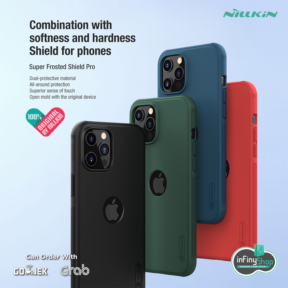 APPLE IPHONE 12 / IPHONE 12 PRO - NILLKIN SUPER FROSTED SHIELD PRO (LOGO)