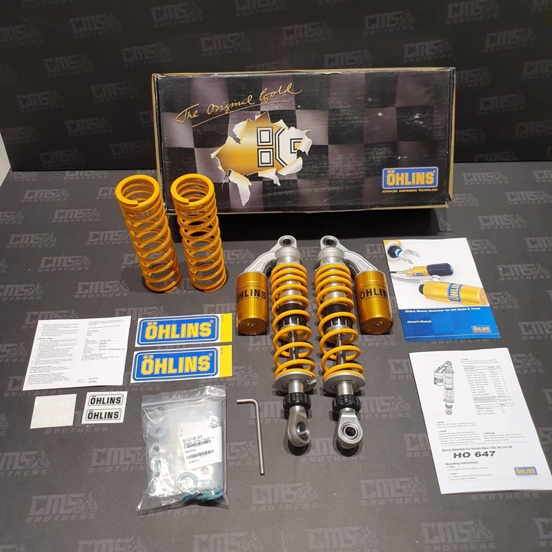Shockbreaker Sok Belakang Ohlins HO 647 Honda Wave Supra 125 Grass Track Tiger Supra Original