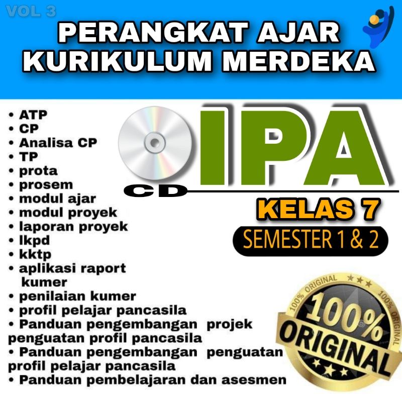 PERANGKAT AJAR IPA  KELAS 7 SMP KURIKULUM MERDEKA BELAJAR | modul ajar, rpp bisa pilih kelengkapan