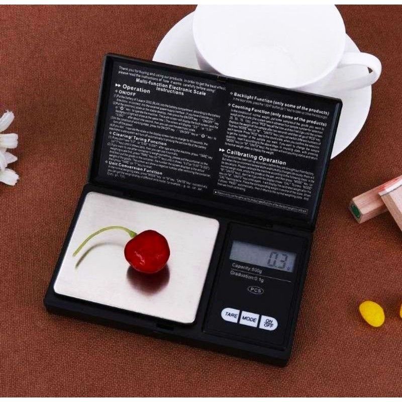 Timbangan Digital 200 Gram akurat 0.01 Mini Emas Berlian