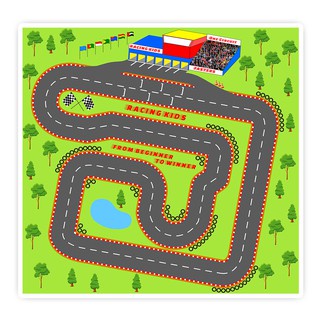 MAINAN ANAK Playmap Jalanan Mobil CIRCUITT BONUS JEMBATAN