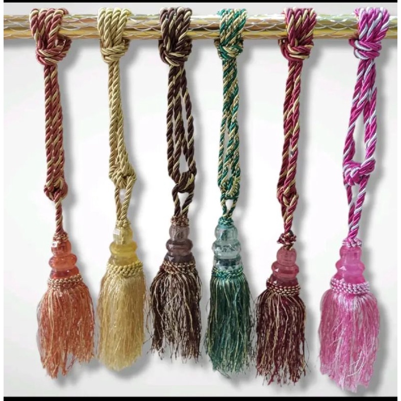 Tali tasel pengikat gorden tali gorden mewah