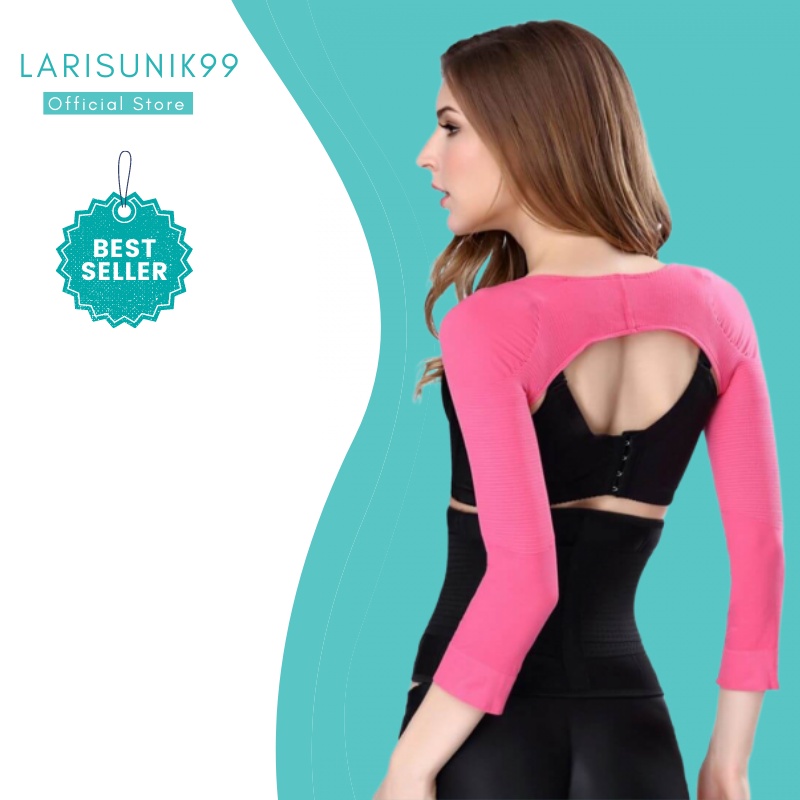 Korset Pelangsing Terapi Penegak Bahu punggung bungkuk Pengecil Lengan Arm back posture corrector