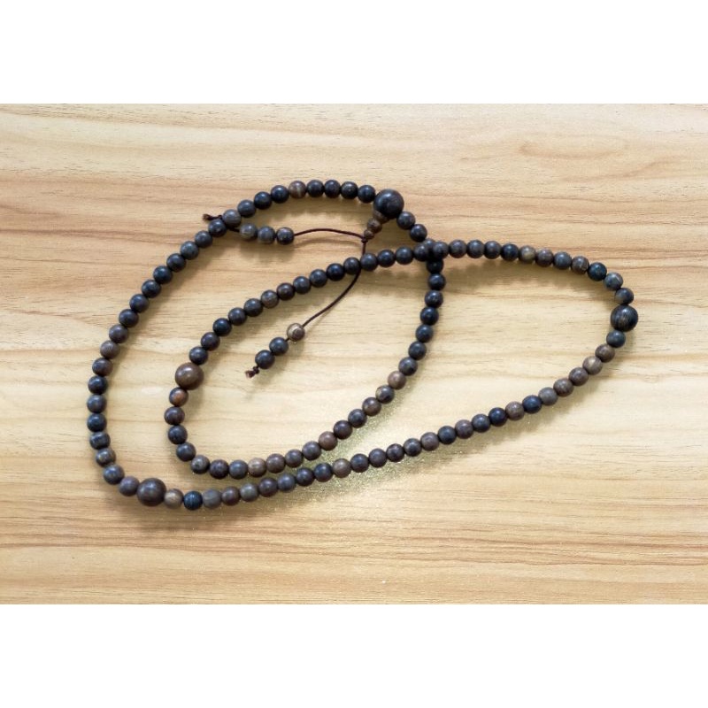 Tasbih Buddha Kayu Gaharu Papua ukuran 8mm