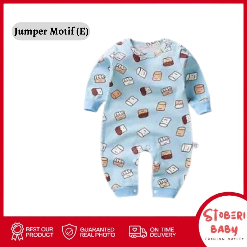 stoberi baby - JUMPER BAYI PANJANG IMPORT 0-6 bulan / romper bayi baju bayi jumper lucu bayi 100% import A1