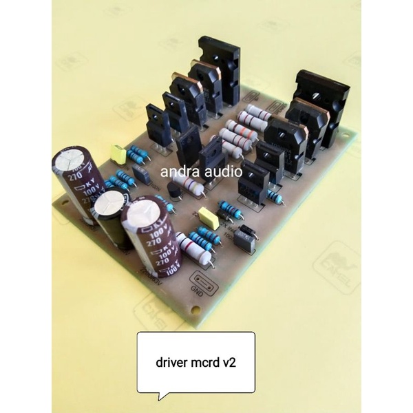 driver bostrap 3 tingkat mcrd v2 komponen original pcb fiber