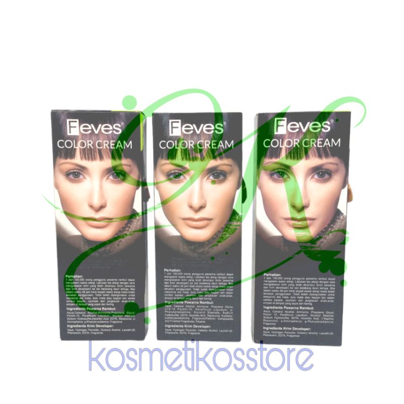 FEVES COLOR CREAM/ PEWARNA RAMBUT