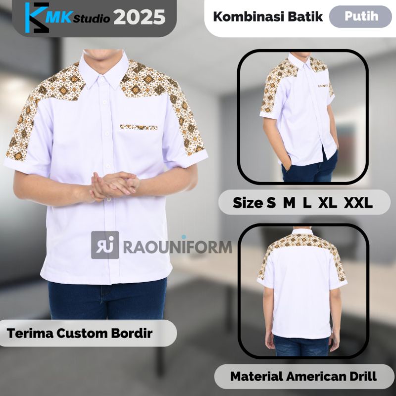 Baju kerja murah#seragam kantor custom bordir#kemeja karyawan restoran#pabrik#perkantoran#rumah sakit#tata usaha#baju komunitas