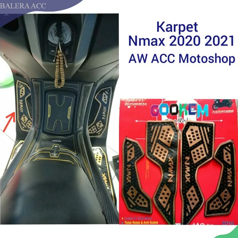 Bordes Karpet Alas pijakan kaki all new nmax 2020-2022