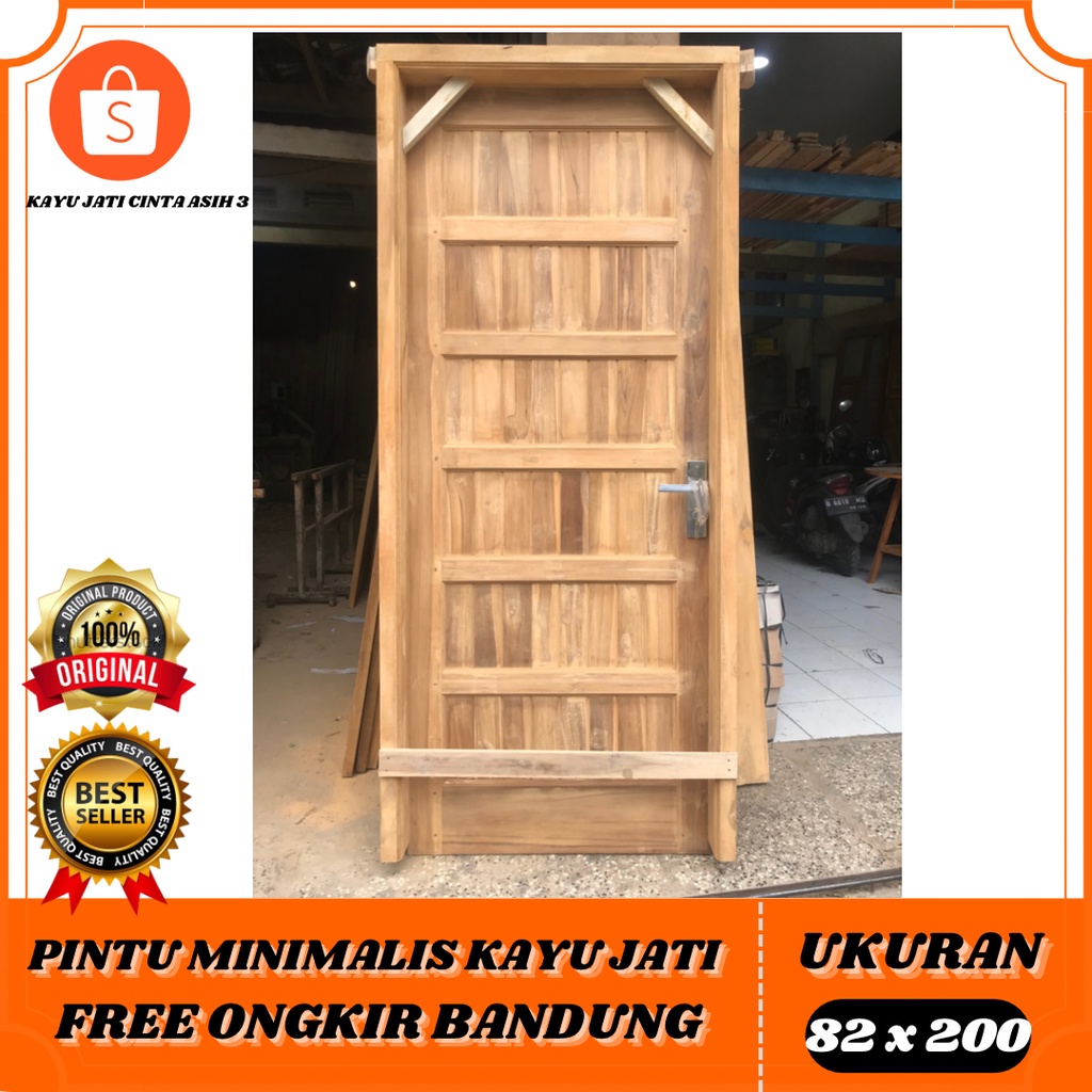 Jual Paket Kusen Dan Pintu 100 Kayu Jati Asli Shopee Indonesia