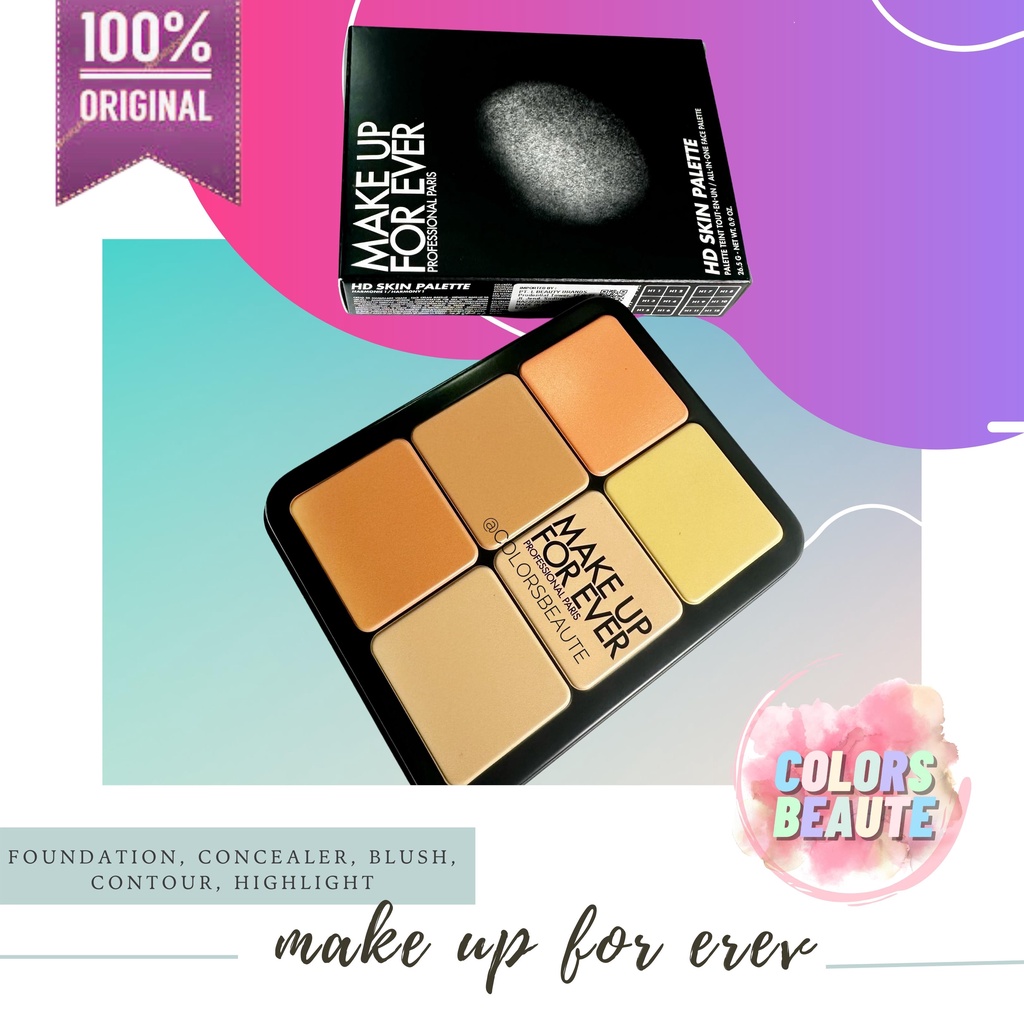 MUFE face Palette foundation blush contour cream