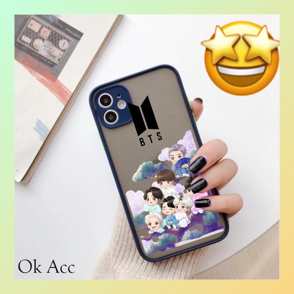 Casing Motif Korean BTS AA08 for Xiaomi Redmi mi S2 8 11 Lite a1 5x Poco C40 F3 Pro M3 M4 X3 NFC GT 5G